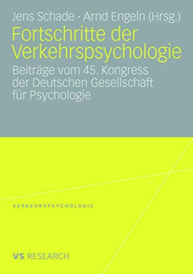 Fortschritte der Verkehrspsychologie