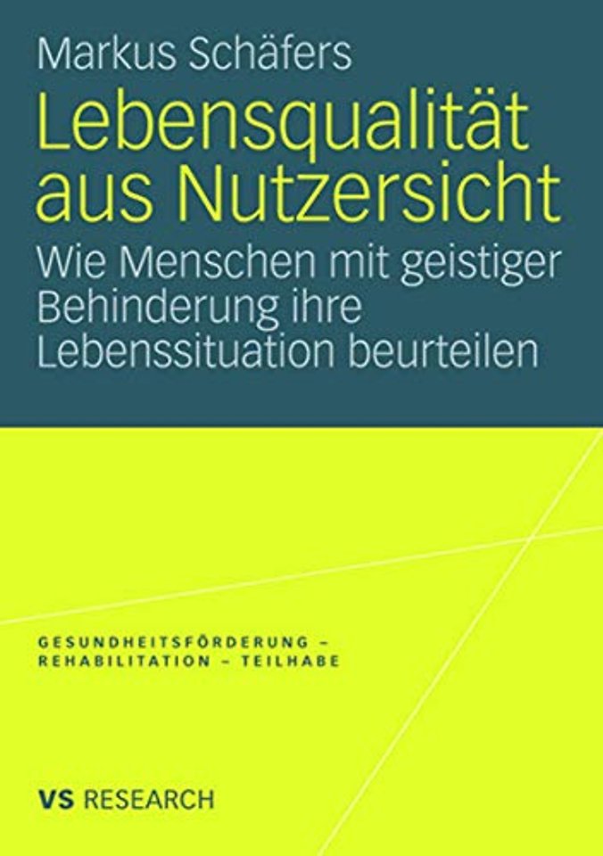 Lebensqualität aus Nutzersicht