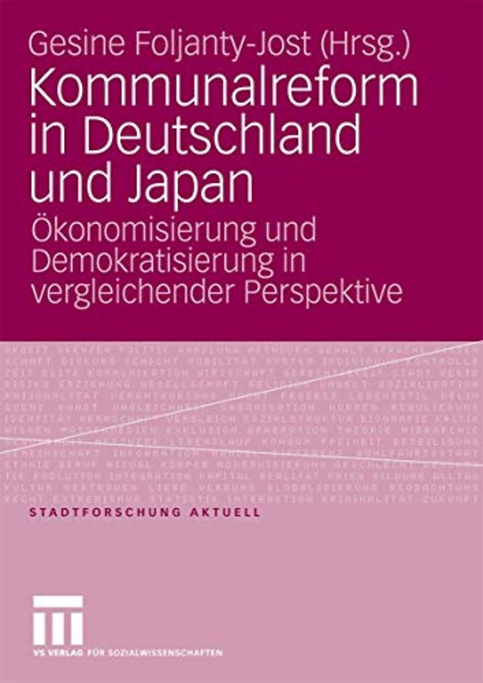 Kommunalreform in Deutschland und Japan