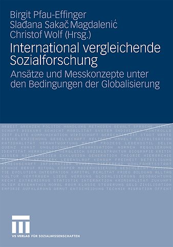 International vergleichende Sozialforschung