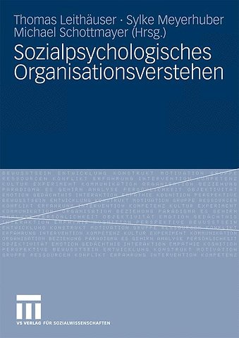 Sozialpsychologisches Organisationsverstehen