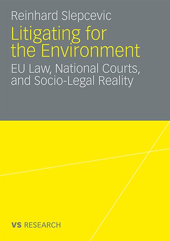 Litigating for the Environment