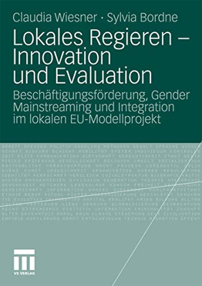 Lokales Regieren - Innovation und Evaluation