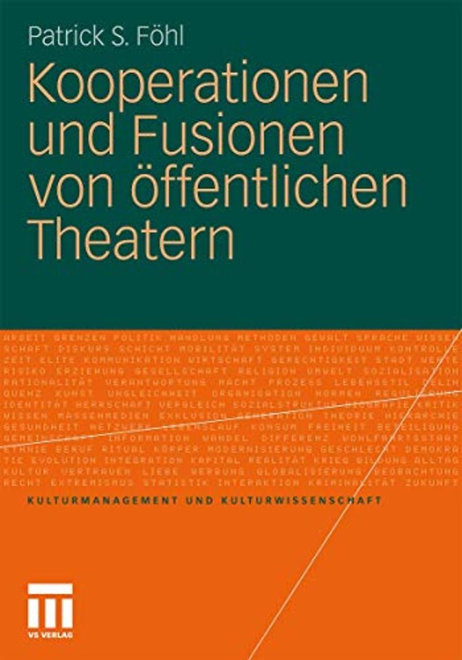 Kooperationen und Fusionen von öffentlichen Theatern