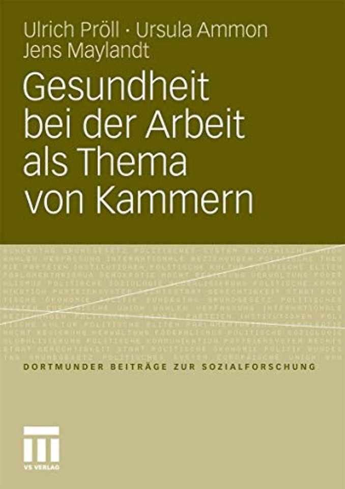 Gesundheit bei der Arbeit als Thema von Kammern