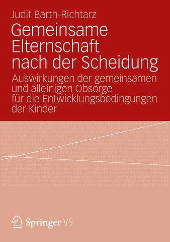 Gemeinsame Elternschaft nach der Scheidung