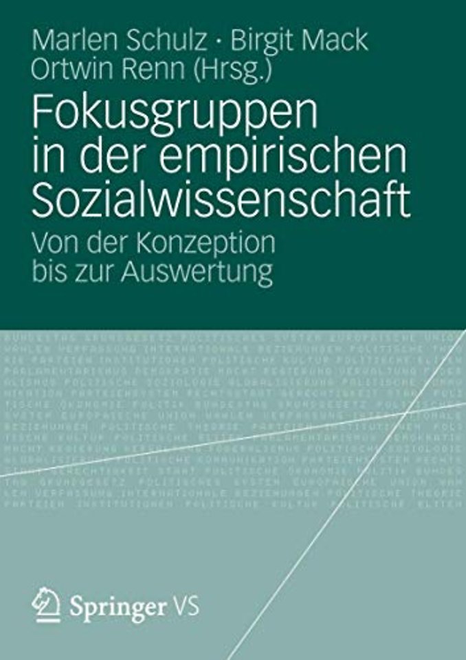 Fokusgruppen in der empirischen Sozialwissenschaft