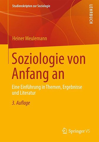 Soziologie von Anfang an