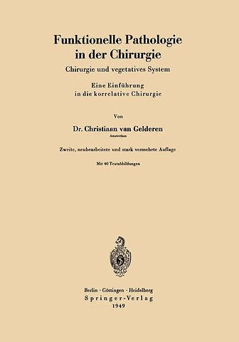 Funktionelle Pathologie in der Chirurgie
