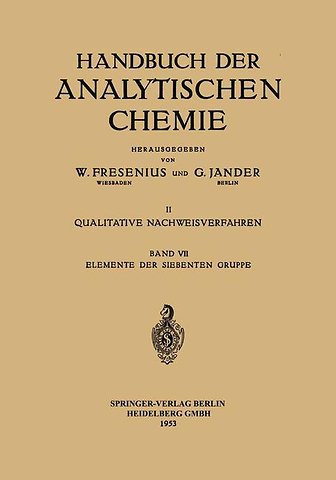 Elemente der Siebenten Gruppe