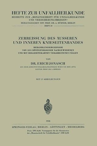Zerreissung des Äusseren und Inneren Knieseitenbandes