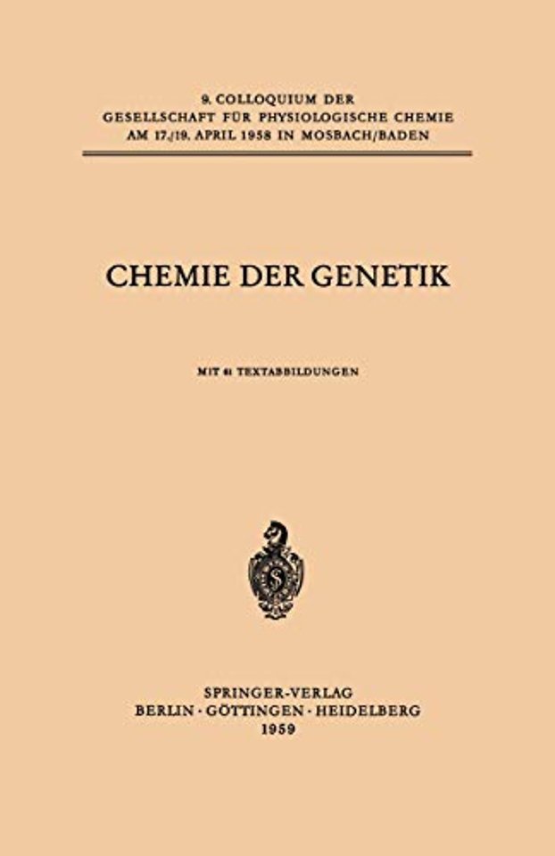 Chemie der Genetik