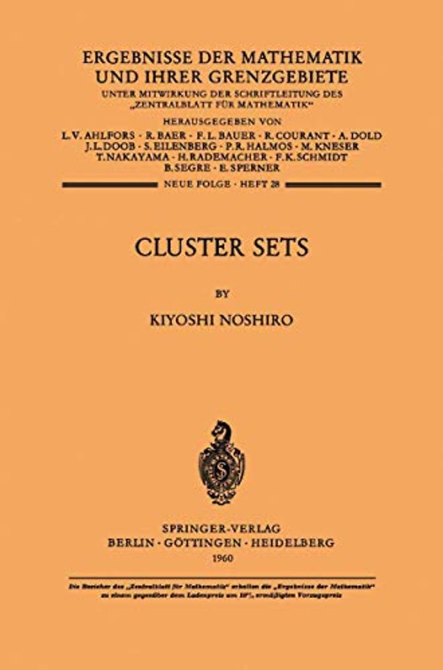 Cluster Sets