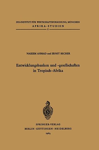 Entwicklungsbanken und -gesellschaften in Tropisch-Afrika