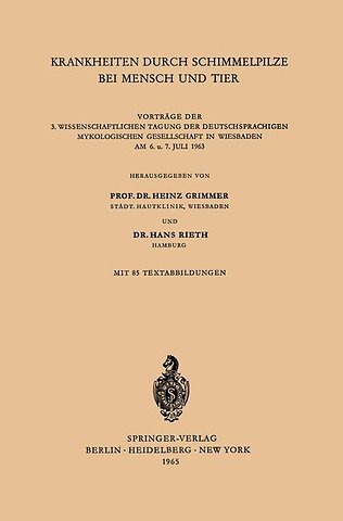 Krankheiten durch Schimmelpilze bei Mensch und Tier