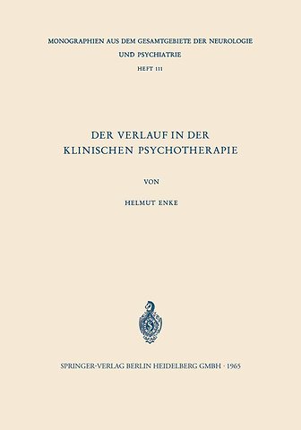 Der Verlauf in der Klinischen Psychotherapie