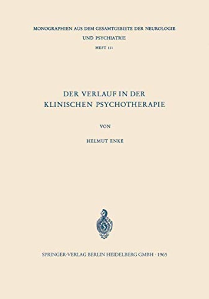 Der Verlauf in der Klinischen Psychotherapie