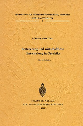 Besteuerung und wirtschaftliche Entwicklung in Ostafrika