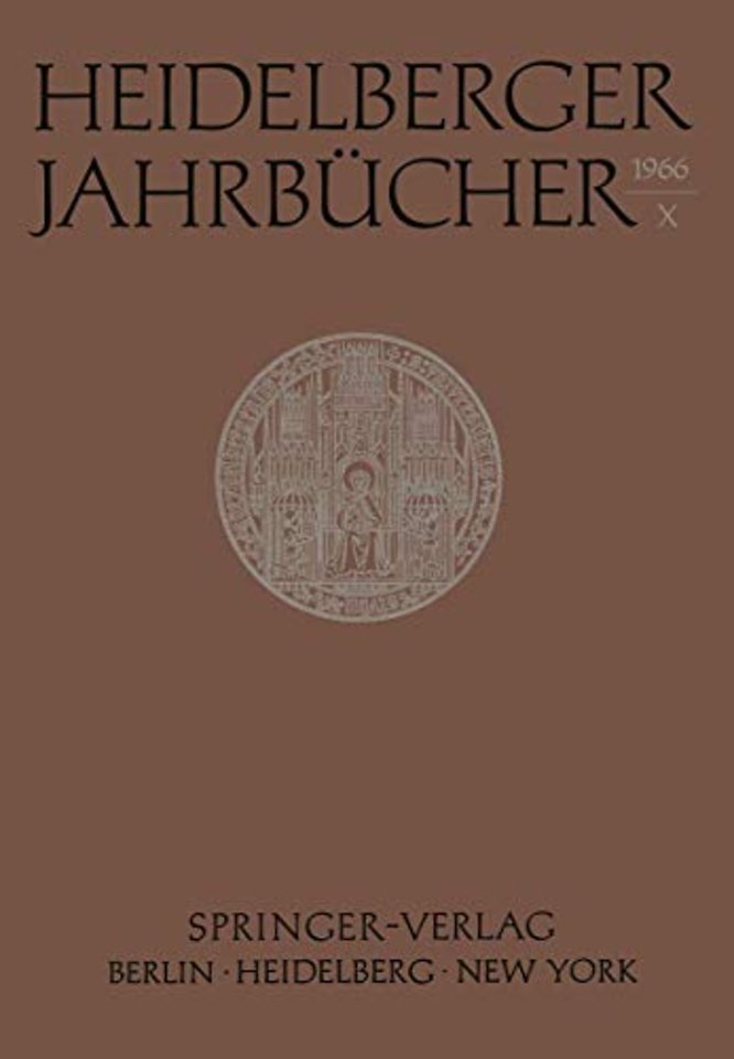 Heidelberger Jahrbücher X