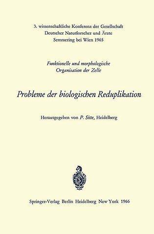 Probleme der biologischen Reduplikation