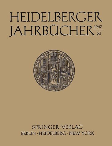 Heidelberger Jahrbücher