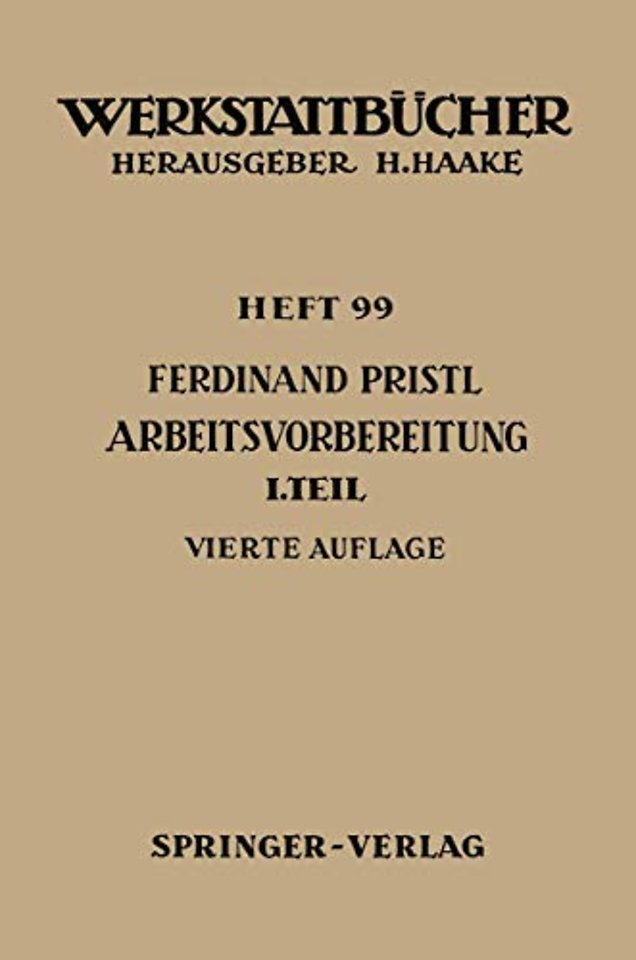 Arbeitsvorbereitung