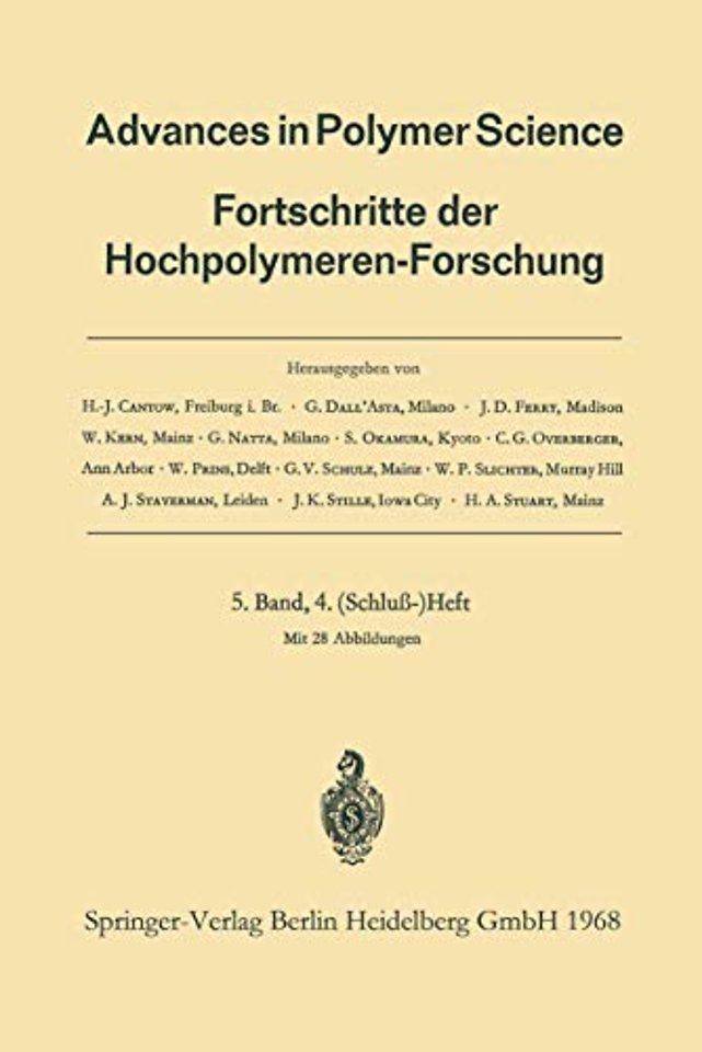 Advances in Polymer Science
