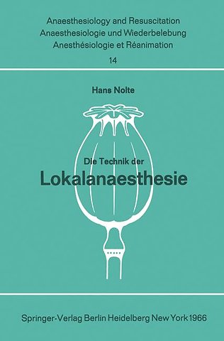 Die Technik der Lokalanaesthesie