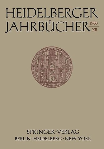 Heidelberger Jahrbücher