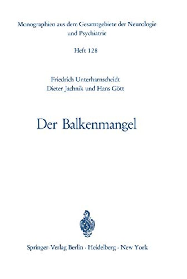 Der Balkenmangel