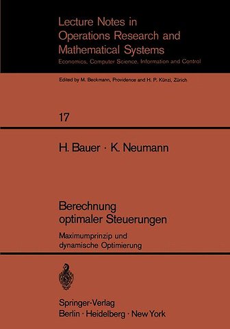 Berechnung optimaler Steuerungen