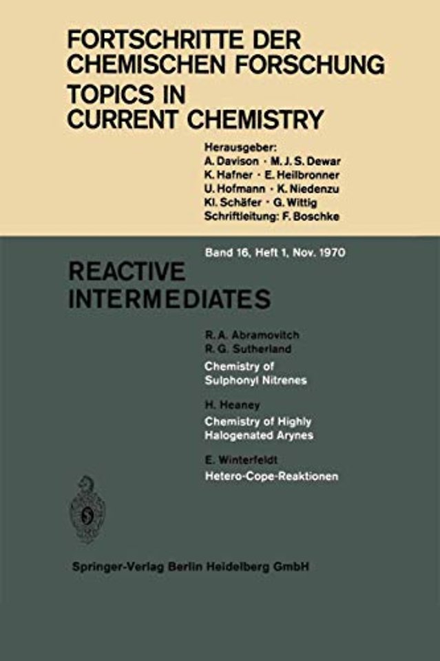 Reactive Intermediates