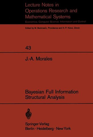 Bayesian Full Information Structrual Analysis