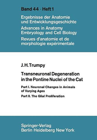 Transneuronal Degeneration in the Pontine Nuclei of the Cat