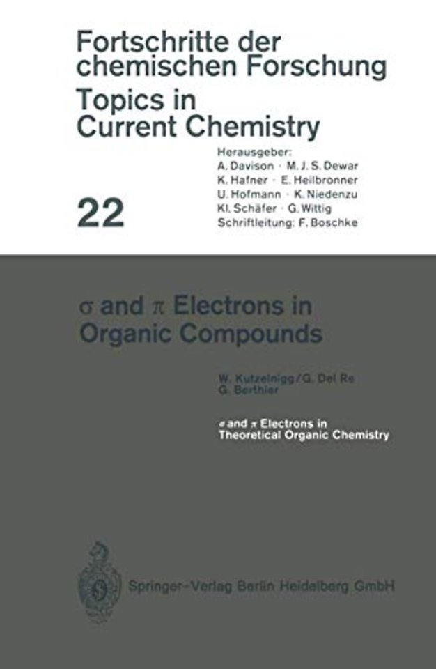 σ and π Electrons in Organic Compounds