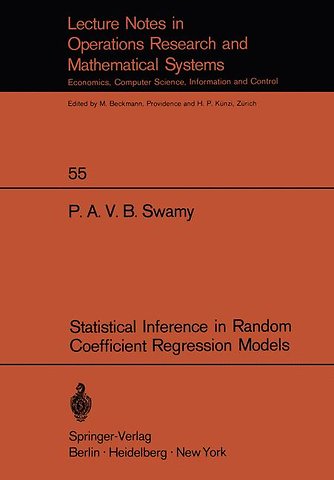 Statistical Inference in Random Coefficient Regression Models