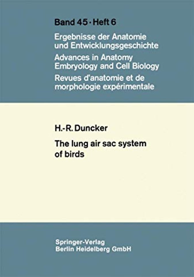 The Lung Air Sac System of Birds