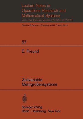 Zeitvariable Mehrgrößensysteme
