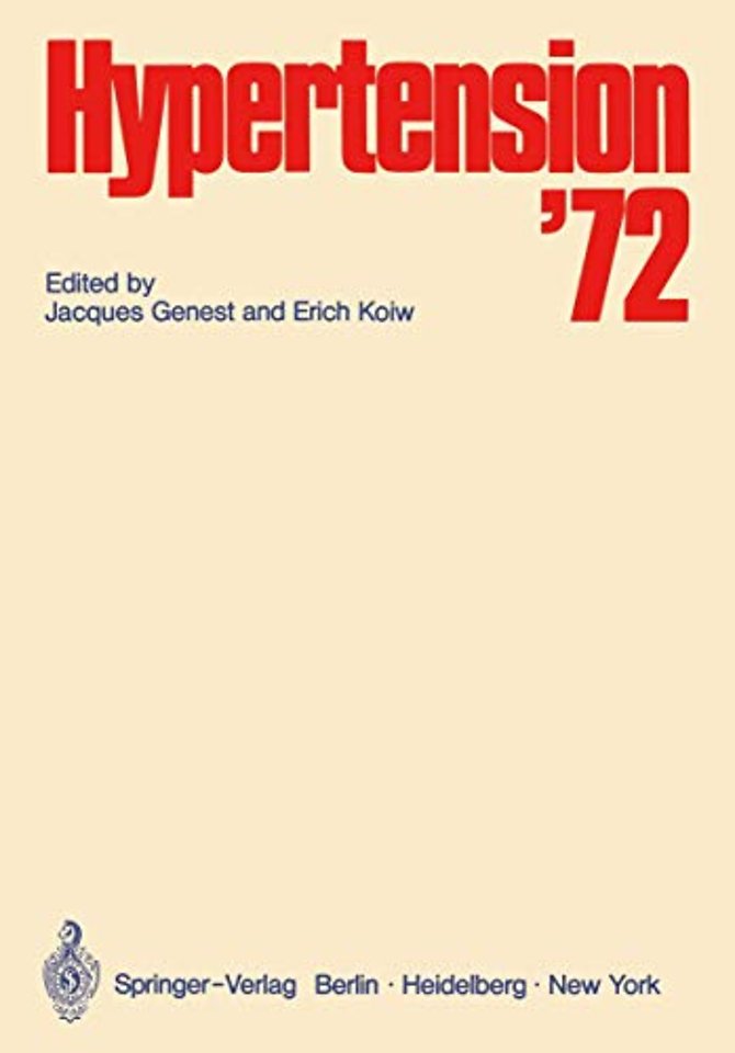 Hypertension — 1972