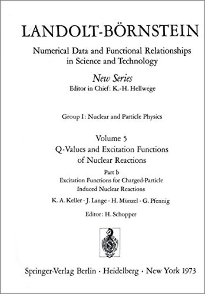Excitation Functions for Charged-Particle Induced Nuclear Reactions / Anregungsfunktionen für Kernreaktionen mit geladenen Projektilen