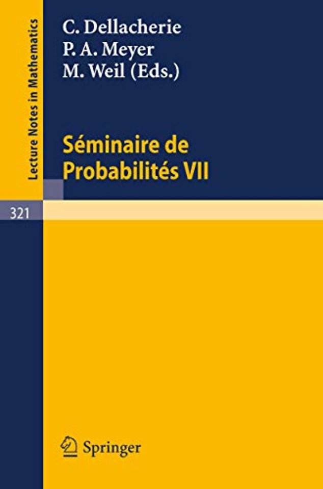 Séminaire de Probabilités VII