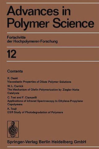 Advances in Polymer Science