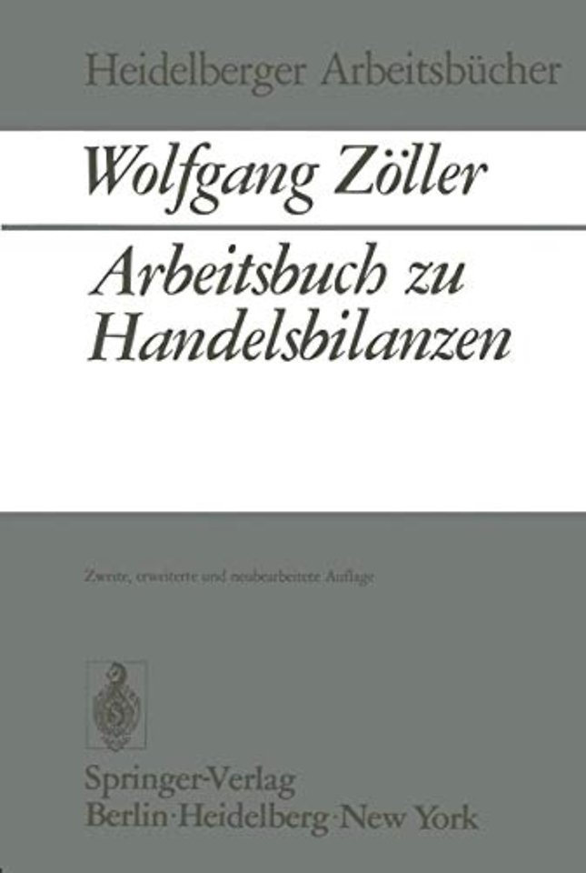 Arbeitsbuch zu Handelsbilanzen