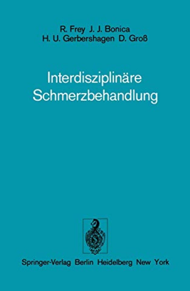 Interdisziplinäre Schmerzbehandlung