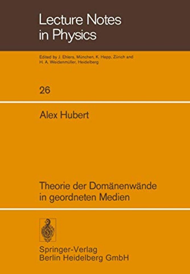 Theorie der Domänenwände in geordneten Medien