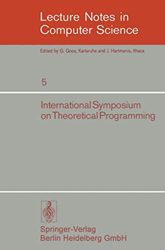 International Symposium on Theoretical Programming