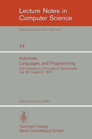 Automata, Languages and Programming