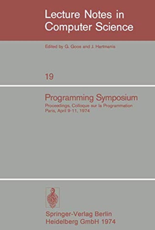 Programming Symposium
