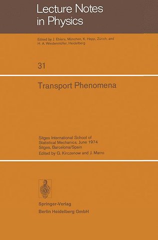 Transport Phenomena