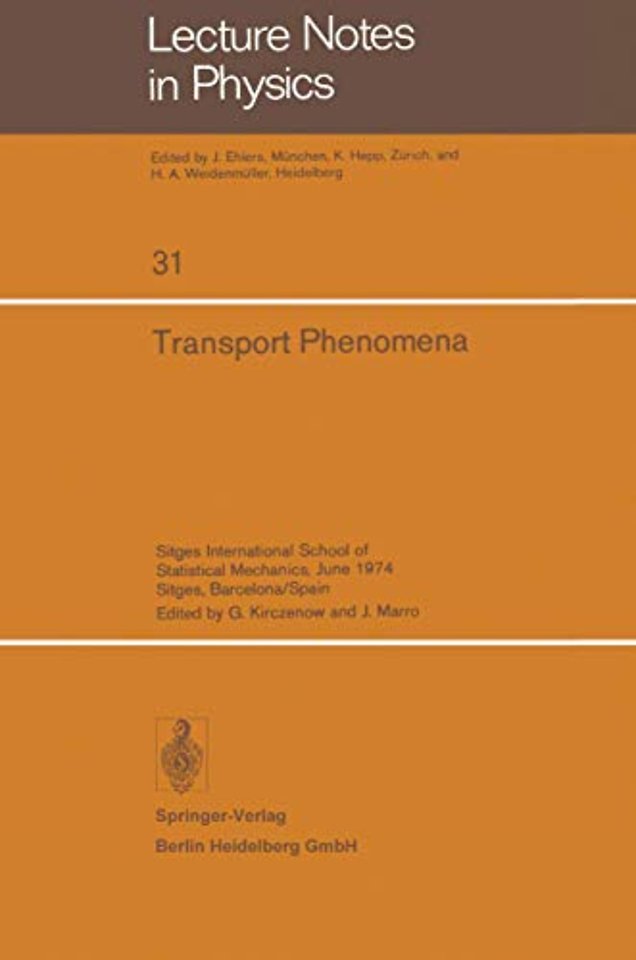 Transport Phenomena
